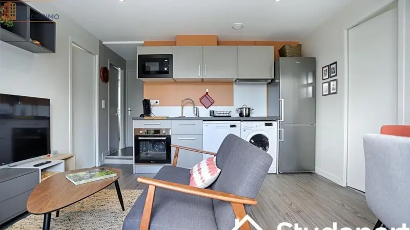 Studio meublé 11m² Rennes 35000 - Meublé, DPE A - Photo 5