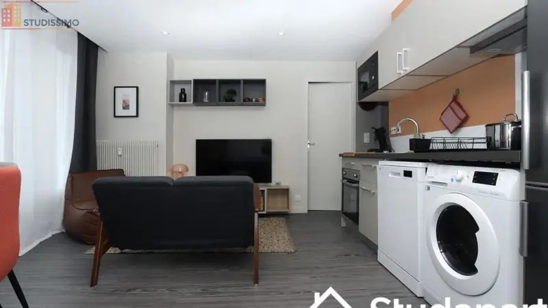 Studio meublé 11m² Rennes 35000 - Meublé, DPE A - Photo 3