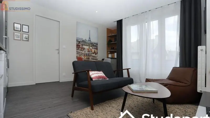Studio meublé 11m² Rennes 35000 - Meublé, DPE A - Photo 2