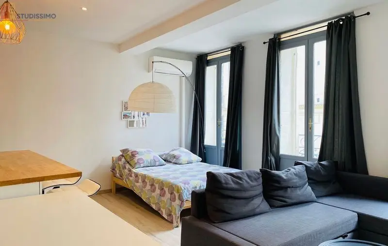Studio meublé 35m² Montpellier centre - Lumineux, meublé - Photo 2