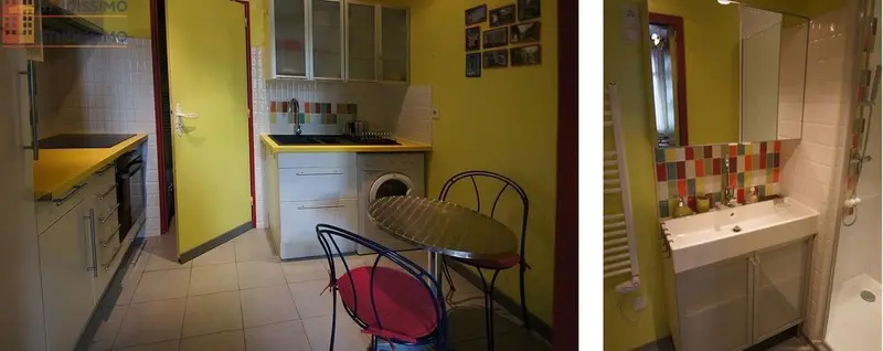 Studio meublé 26m² Bordeaux 33800 - Chauffage, internet inclus - Photo 5