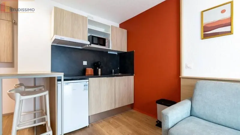 Studio meublé 17m² Mérignac - Meublé, 1 pièce - Photo 3