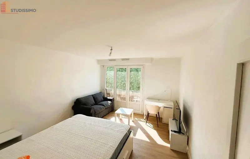 Studio meublé 31m² Rennes Saint-Hélier - Refait, lumineux - Photo 2