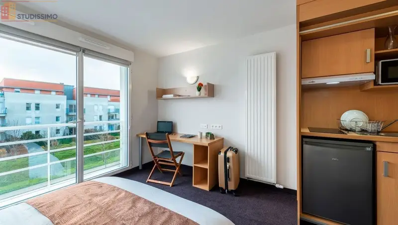 Studio meublé 21m² Noyal-Châtillon-sur-Seiche - Meublé, DPE B - Photo 8