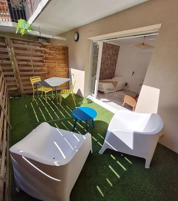 Studio meublé 22m² Bordeaux centre - Terrasse 10m², calme - Photo 2