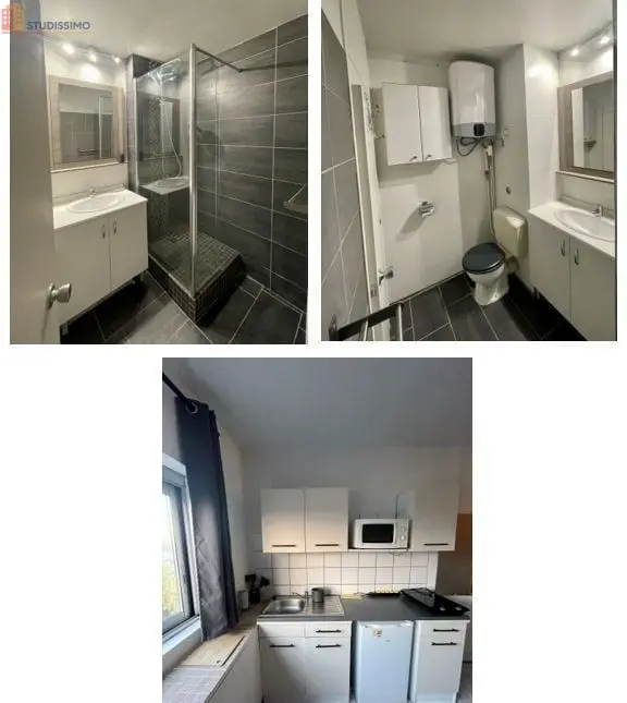 Studio meublé 18m² Gradignan - Meublé, dernier étage - Photo 4