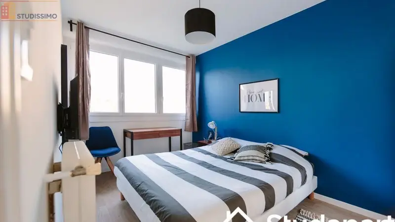 Studio meublé 11m² Rennes 35200 - Calme, lumineux - Photo 3