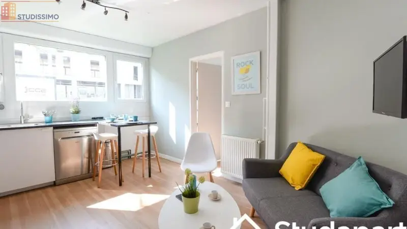Studio meublé 10m² Rennes 35200 - Meublé, 1er étage - Photo 8