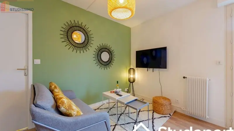 Studio meublé 9m² Rennes 35200 - Meublé, au 2e étage - Photo 4