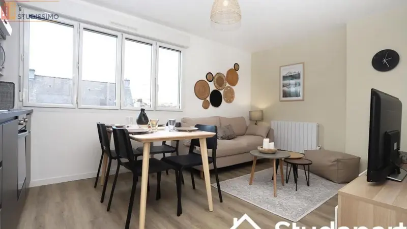 Studio meublé 10m² Rennes 35700 - Lumineux - Photo 7