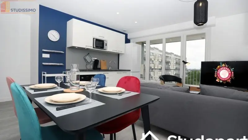 Studio meublé 11m² Rennes 35000 - Meublé, DPE A - Photo 1