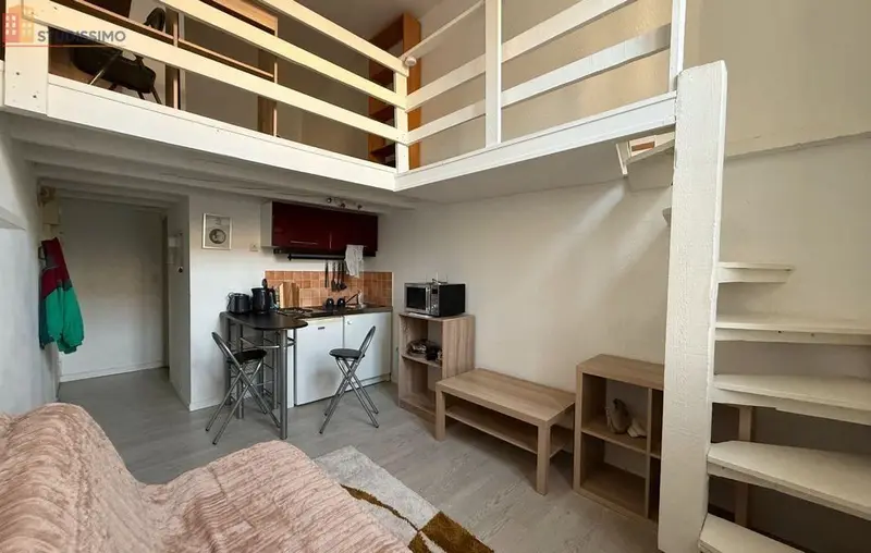 Studio meublé 16m² Bordeaux 33800 - Mezzanine 10m², lumineux - Photo 7