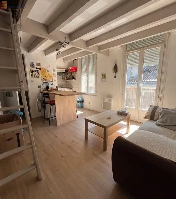 Studio meublé 26m² Bordeaux centre - Mezzanine, 1 chambre - Photo 5