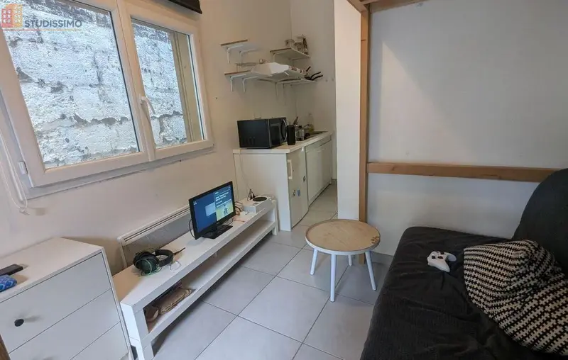 Studio meublé 16m² Bordeaux 33300 - Meublé, DPE D - Photo 3