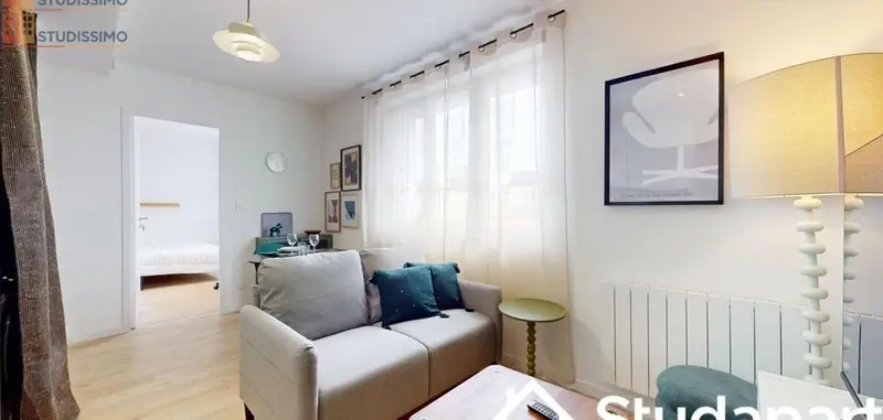 Studio meublé 9m² Rennes - Petite surface, meublé - Photo 2