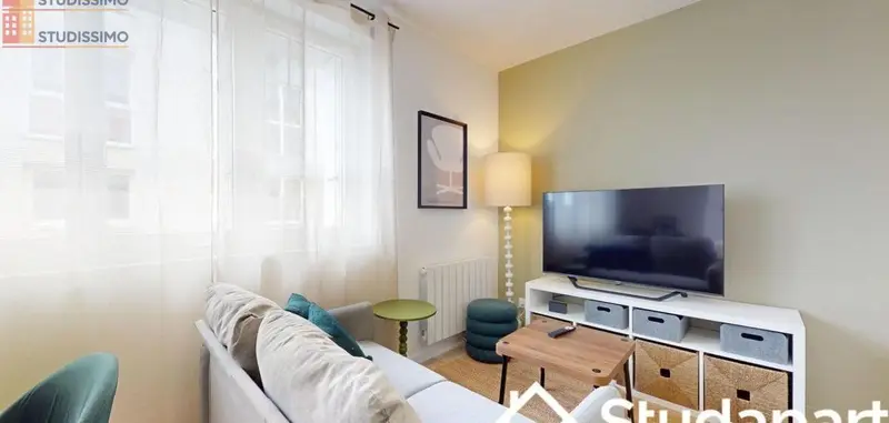 Studio meublé 9m² Rennes - Petite surface, meublé - Photo 1