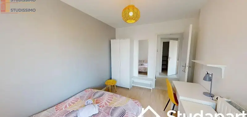 Studio meublé 9m² Rennes 35000 - Calme, lumineux - Photo 3