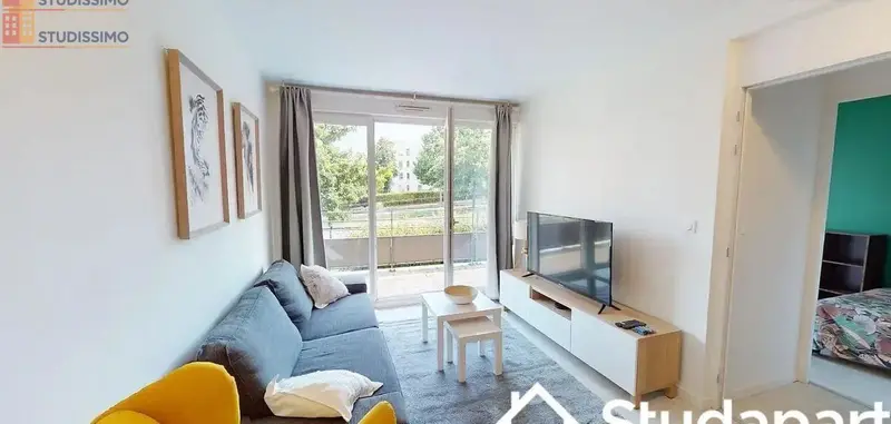 Studio meublé 9m² Rennes 35000 - Calme, lumineux - Photo 1