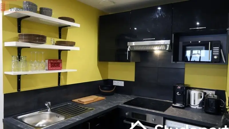 Studio meublé 13m² Rennes centre - Meublé, DPE A - Photo 2