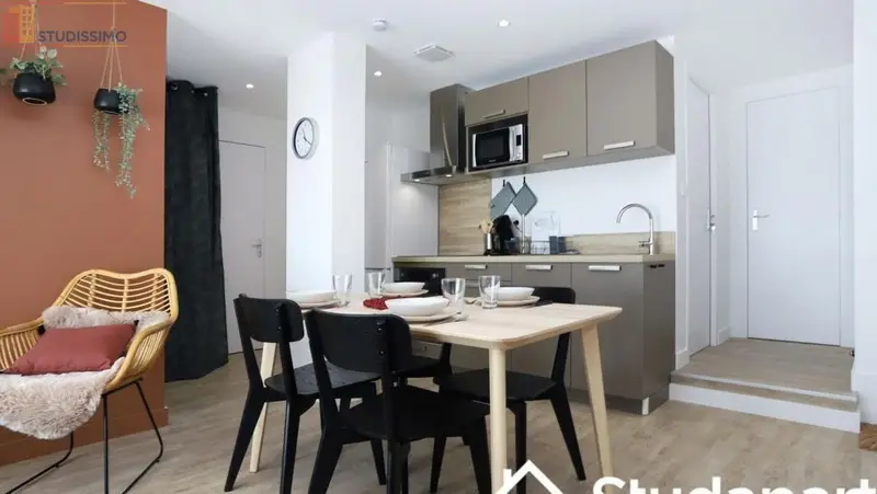 Studio 10m² Rennes 35000 - Meublé, DPE A - Photo 2