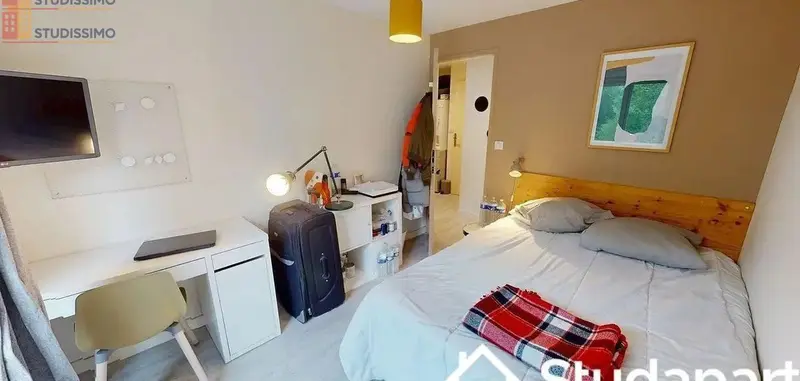 Studio meublé 12m² Rennes 35200 - Meublé, 1er étage - Photo 3