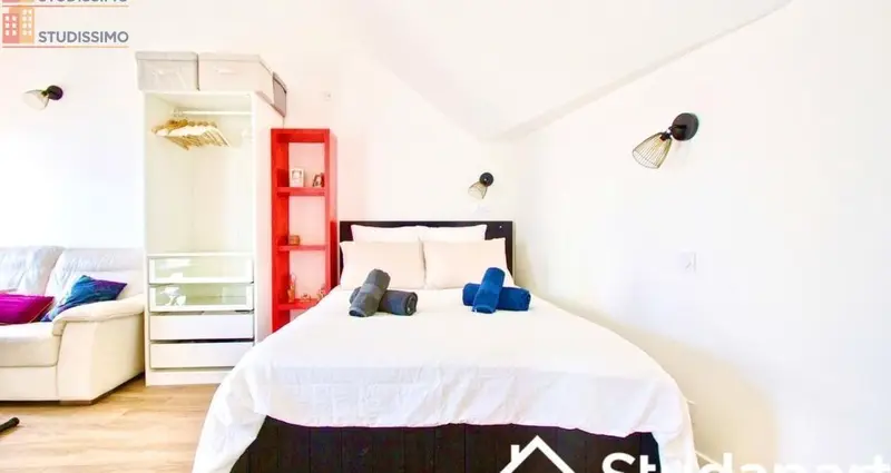 Studio meublé 30m² Rennes 35000 - Meublé, DPE A - Photo 7
