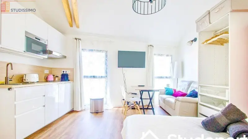 Studio meublé 30m² Rennes 35000 - Meublé, DPE A - Photo 5