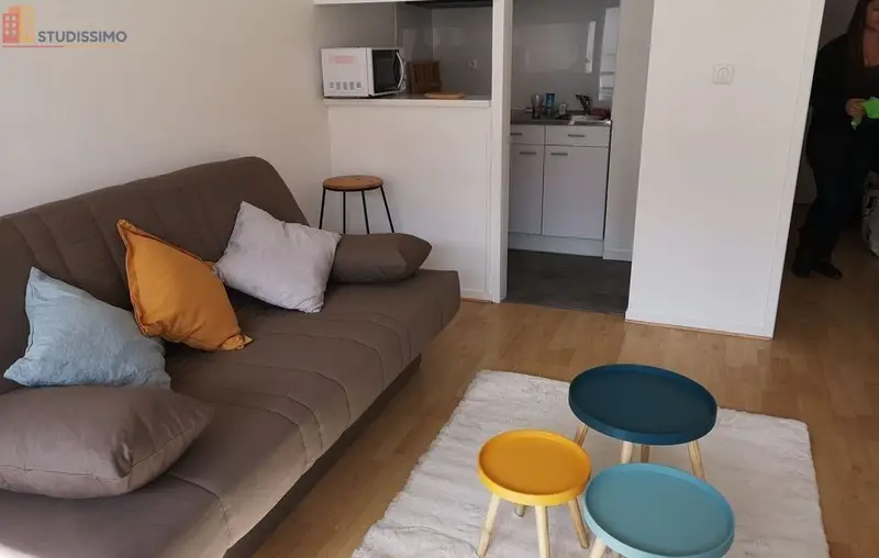 Studio meublé 21m² Bordeaux 33800 - Meublé, DPE C - Photo 8