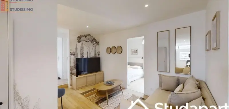 Studio meublé 9m² Rennes centre - Calme, lumineux - Photo 9