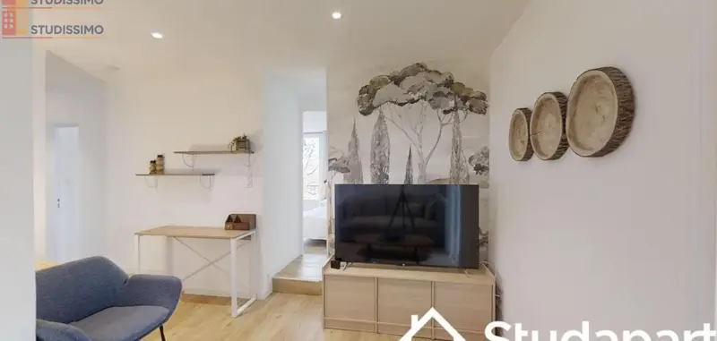 Studio meublé 9m² Rennes centre - Calme, lumineux - Photo 2