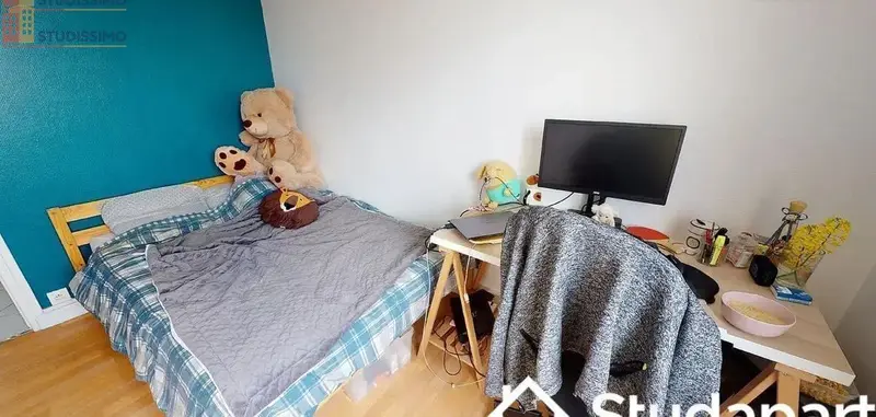 Studio meublé 11m² Rennes 35000 - Calme - Photo 5