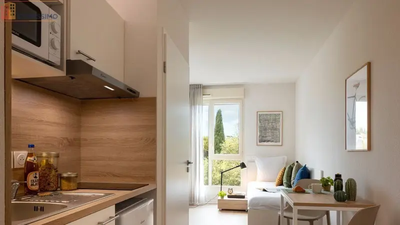 Studio meublé 17m² Montpellier 34090 - Résidence étudiante - Photo 15