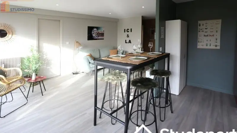Studio meublé 12m² Rennes 35000 - Meublé, DPE A - Photo 9