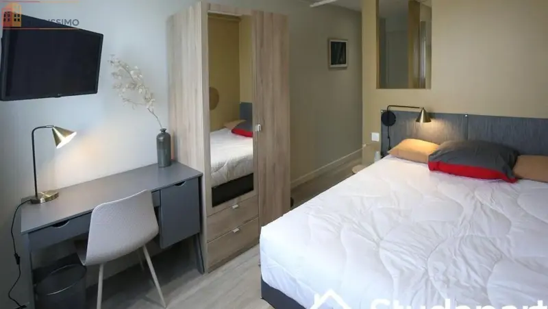 Studio meublé 12m² Rennes 35000 - Meublé, DPE A - Photo 4
