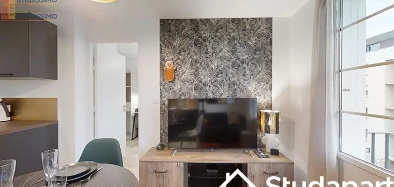 Studio meublé 10m² Rennes centre - Meublé, DPE A - Photo 2