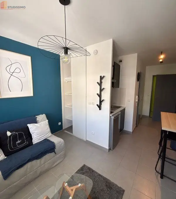Studio 19m² Montpellier 34090 - Meublé, parking - Photo 1