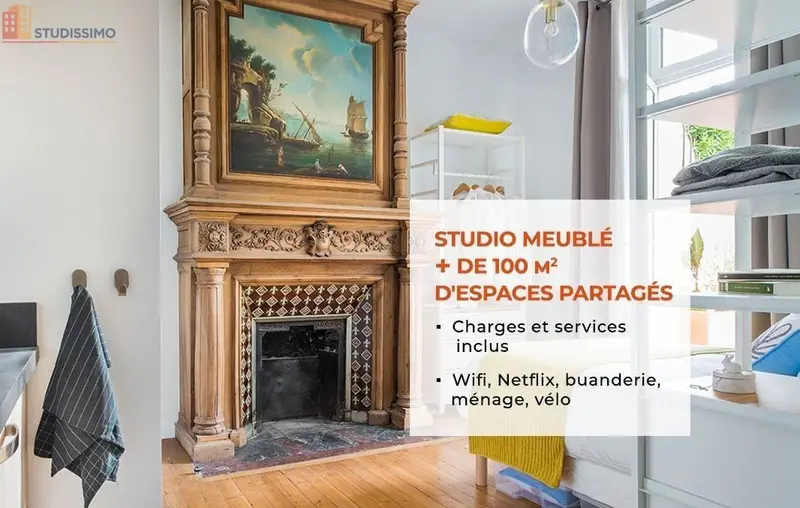 Studio meublé 20m² Bordeaux centre - Meublé, DPE C - Photo 8
