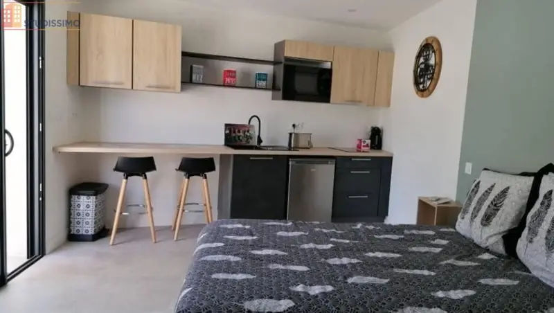 Studio meublé 20m² Agde - Plain-pied, terrasse proche mer - Photo 2