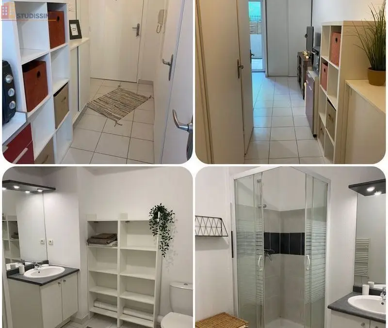 Studio meublé 24m² Montpellier 34070 - Terrasse, parking privé - Photo 1