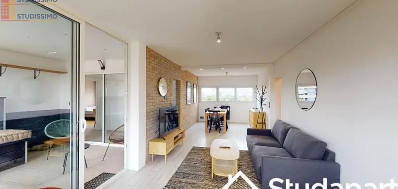 Studio meublé 12m² Bordeaux 33000 - Lumineux, dernier étage - Photo 7