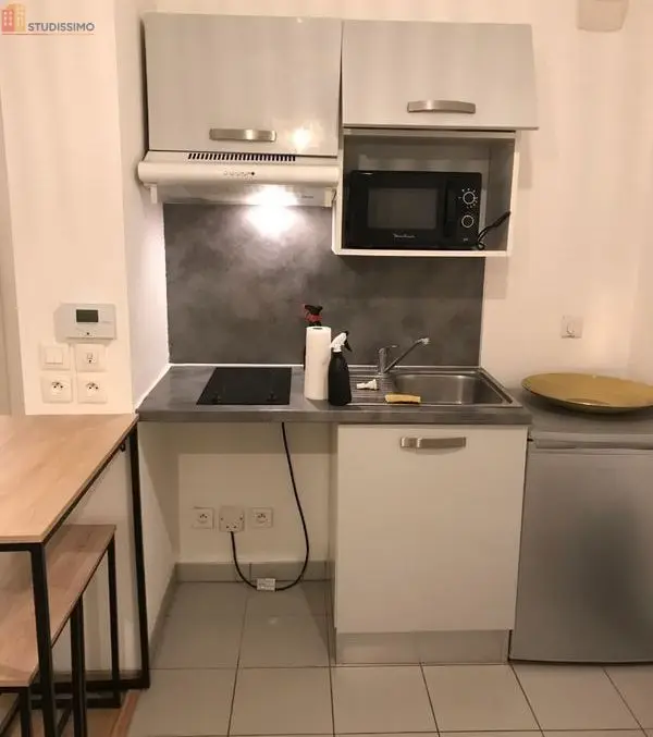 Studio meublé 21m² Gradignan - Meublé, DPE D - Photo 2