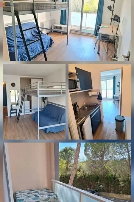 Studio 21m² Montpellier - Résidence, piscine, meublé - Photo 2