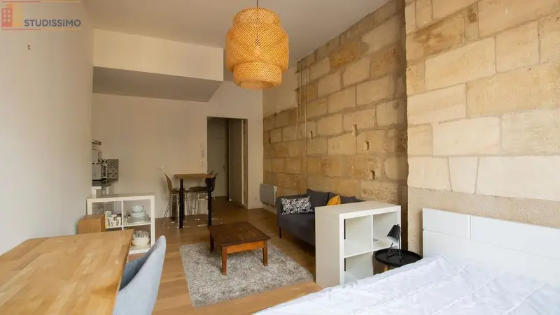 Studio meublé 30m² Bordeaux centre - Lumineux, meublé - Photo 5