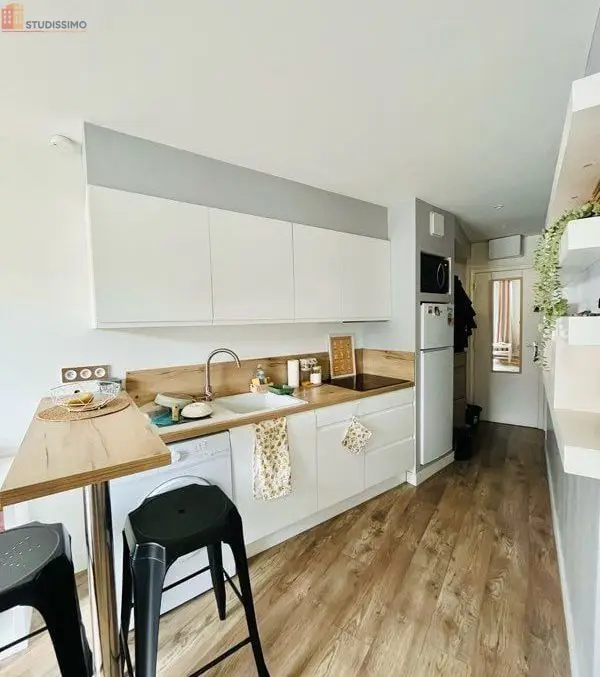 Studio meublé 21m² Rennes Thabor - Lumineux, agréable - Photo 2
