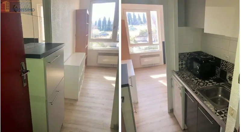 Studio meublé 17m² Montpellier 34080 - Proche école, étudiant - Photo 2