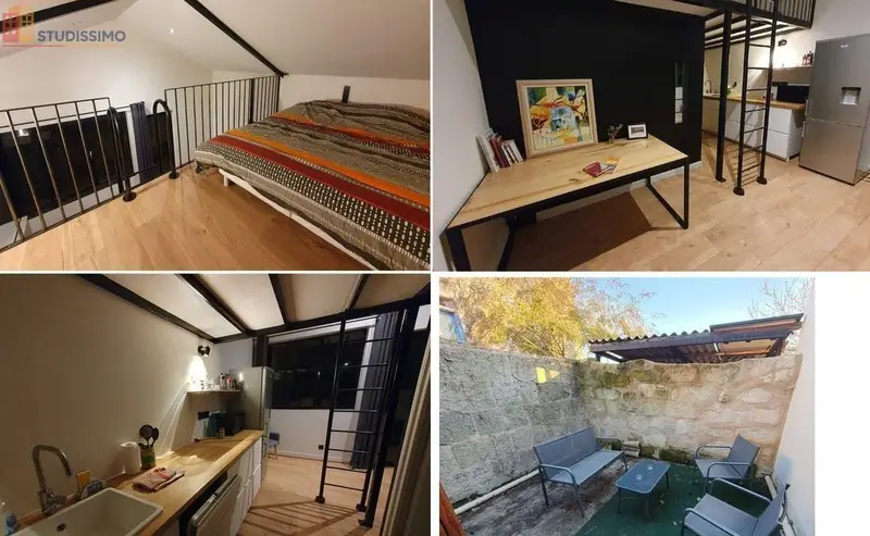Studio meublé 26m² Talence - Rez-de-jardin, proche tram & campus - Photo 5