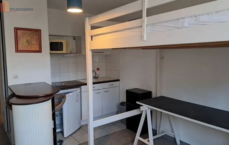 Studio meublé 20m² Talence 33400 - Meublé, DPE D - Photo 7