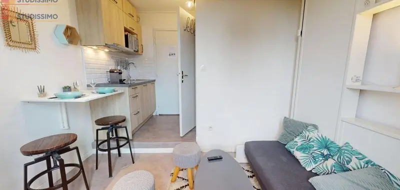 Studio meublé 13m² Rennes centre - Cozy, 4e étage - Photo 17