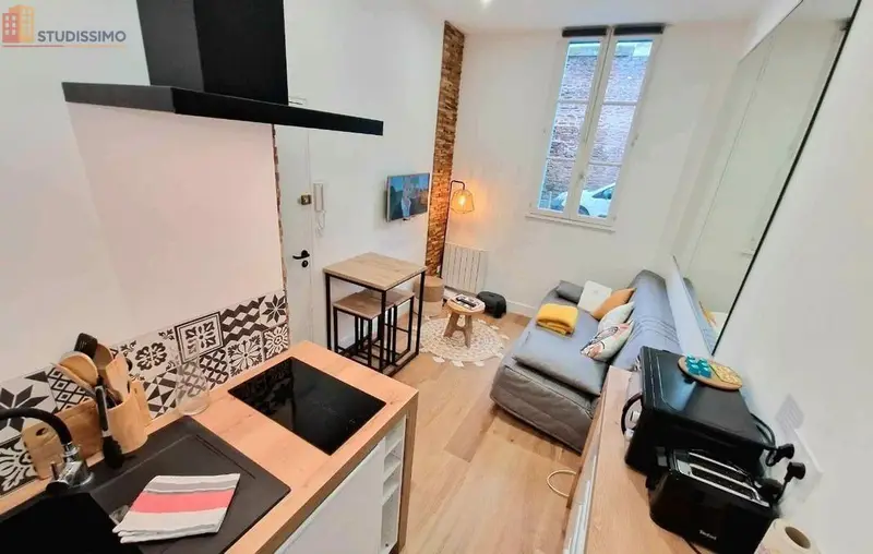 Studio meublé 14m² Montreuil-le-Gast - Centre, lumineux - Photo 5