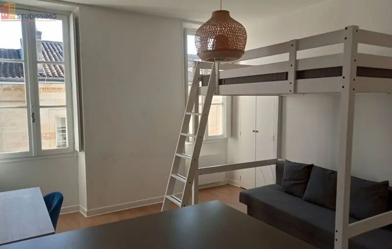Studio meublé 25m² Bordeaux centre - Plein centre, meublé - Photo 2